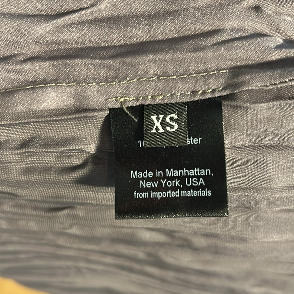 Rachel Comey Oates Satin Plisse Pleat Button Skirt - Silvery Color - Picture 6 of 6